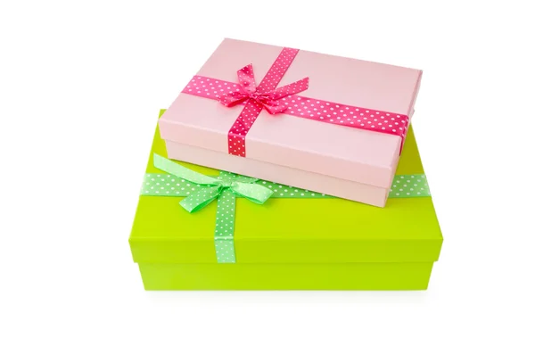 Κουτιά δώρων στην έννοια εορτασμού — Φωτογραφία Αρχείου