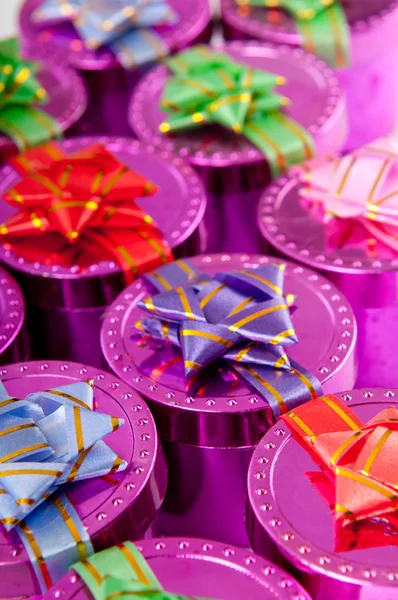Cajas de regalo en concepto de celebración — Foto de Stock