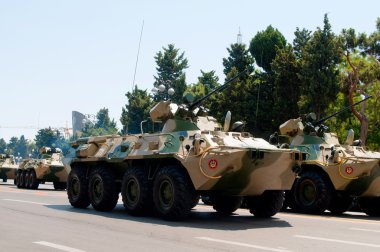 Bakü - 26 Haziran 2011 - miliatary parade Bakü, Azerbaycan ar