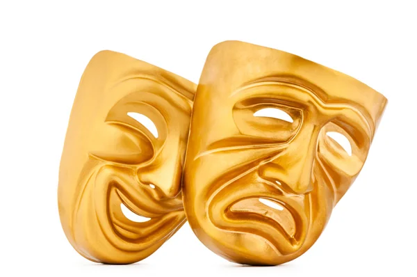 Masks with the theatre concept — Stock Photo, Image