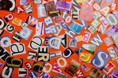 gazete ve dergiler gelen mektuplar kesmek