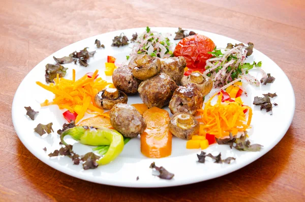 Kebab v deska — Stock fotografie
