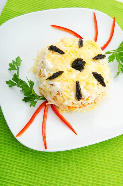 stock image Delicious salad in the plate