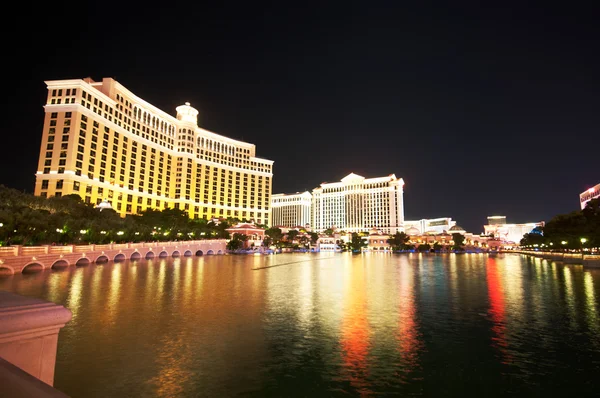 Las Vegas - 11 de setembro de 2010 - Bellagio Hotel Casino durante o pôr do sol Imagem De Stock