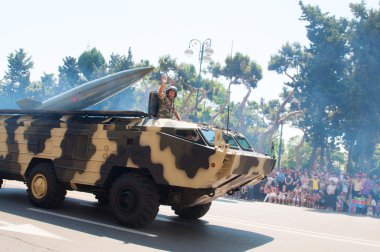 Bakü - 26 Haziran 2011 - miliatary parade Bakü, Azerbaycan ar