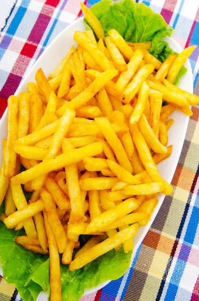 Primer plano de patatas fritas —  Fotos de Stock