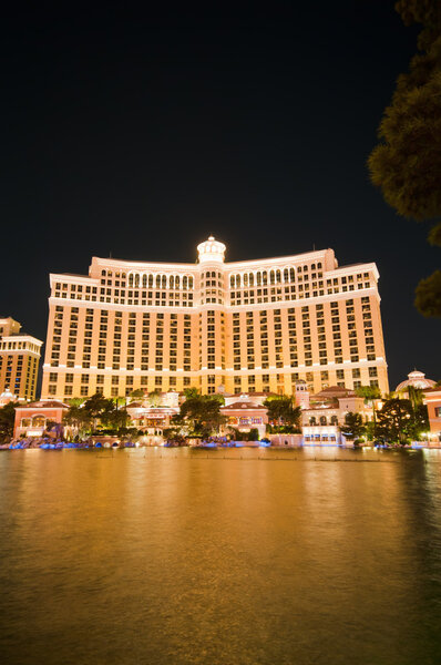 Las Vegas - 11 Sep 2010 - Bellagio Hotel Casino during sunset