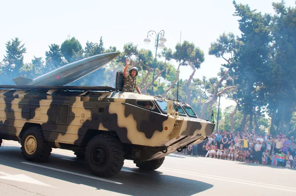 Bakü - 26 Haziran 2011 - miliatary parade Bakü, Azerbaycan ar — Stok fotoğraf