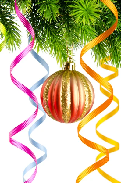 Christmas decoration on the white — Stock Photo, Image