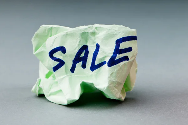 Sale concept with paper — Stock Photo, Image
