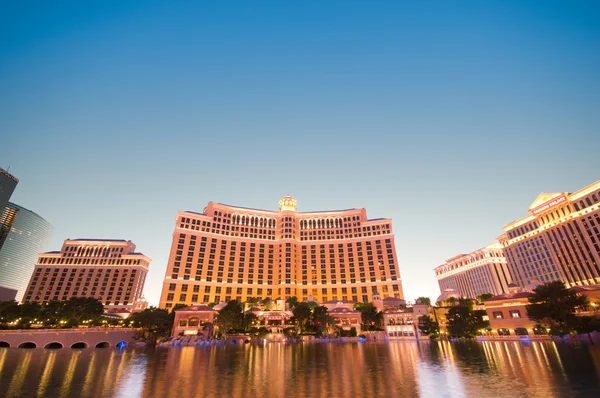 Las Vegas - 11 septembre 2010 - Bellagio Hotel Casino pendant le coucher du soleil — Photo