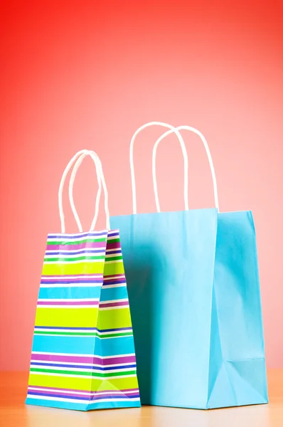 Zakupy koncepcja z torby — Zdjęcie stockowe