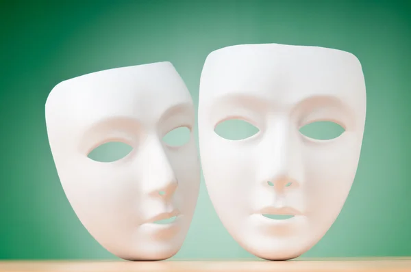 Masks with theatre concept Stock Photo
