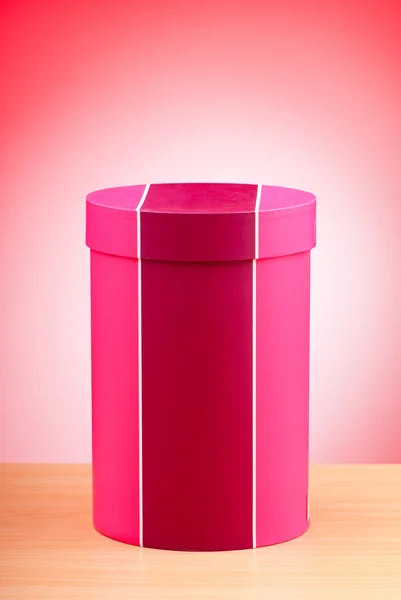 Giftboxes tegen de achtergrond met kleurovergang — Stockfoto