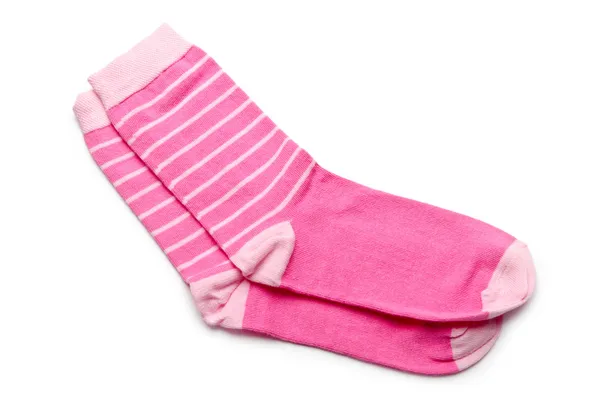 Ponožky izolovaných na bílém — Stock fotografie