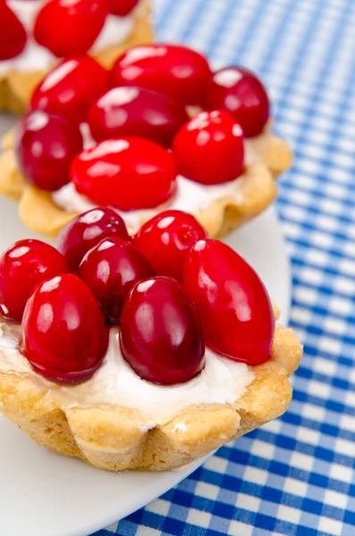 stock image Fruit pastries in the plate