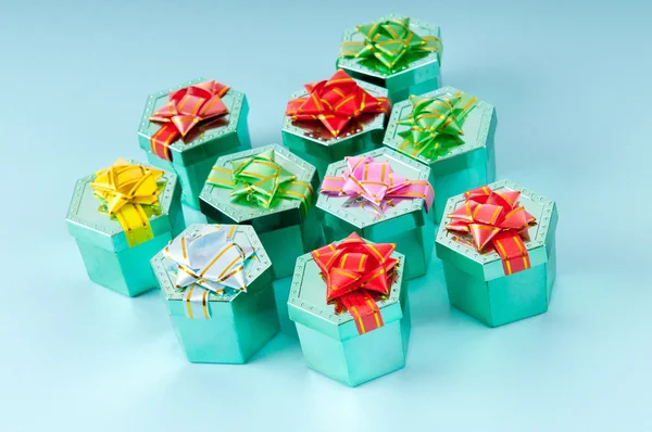 Gift boxes in celebration concept — Stock Photo, Image