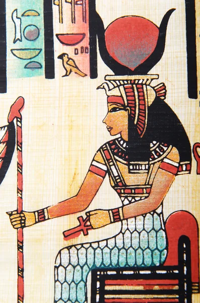 Papiro egipcio como fondo — Foto de Stock