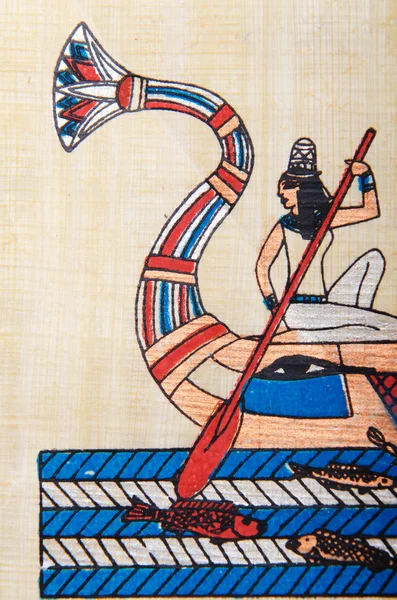 Египетский папирус как фон — стоковое фото