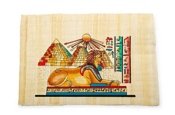 Egyiptomi papirusz, mint a háttér — Stock Fotó