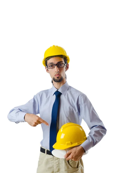 Veiligheid bouwconcept met builder — Stockfoto