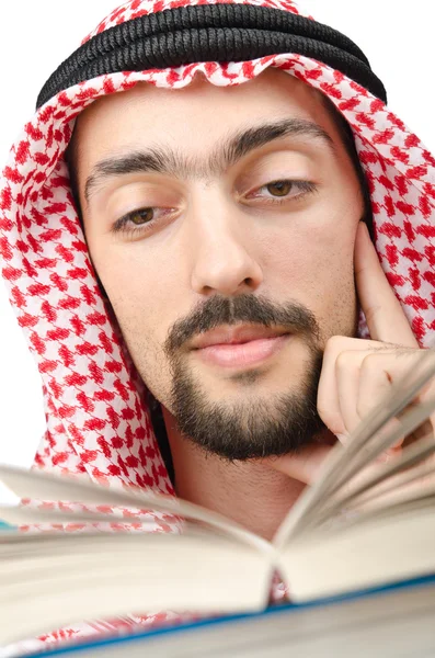 Concepto educativo con árabe joven —  Fotos de Stock
