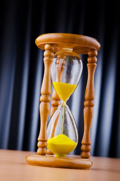 모래 시계와 시간 개념 — 스톡 사진