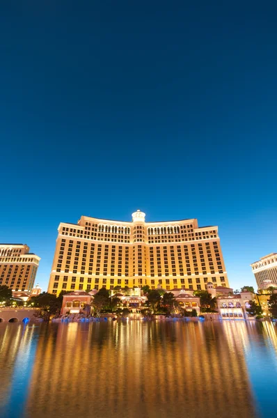 Las Vegas - 11 septembre 2010 - Bellagio Hotel Casino pendant le coucher du soleil — Photo