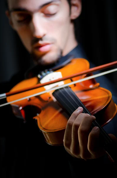 Fiolspelare spelar intstrument — Stockfoto