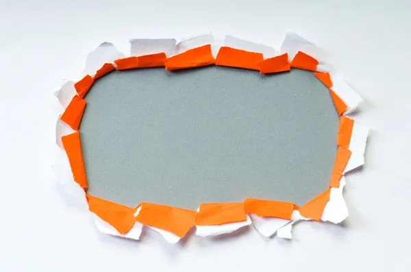 Space for your message on torn paper — Stock Photo, Image