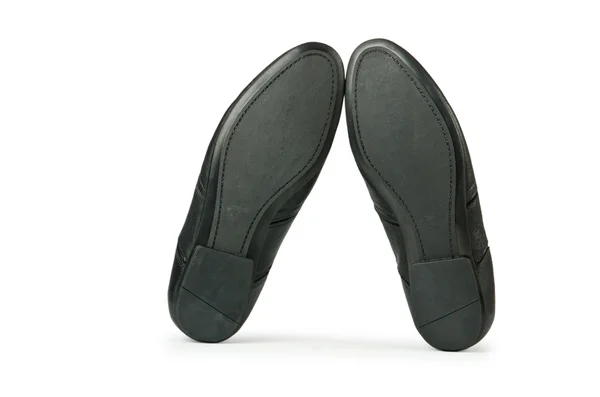 Zapatos femeninos negros aislados en blanco — Foto de Stock