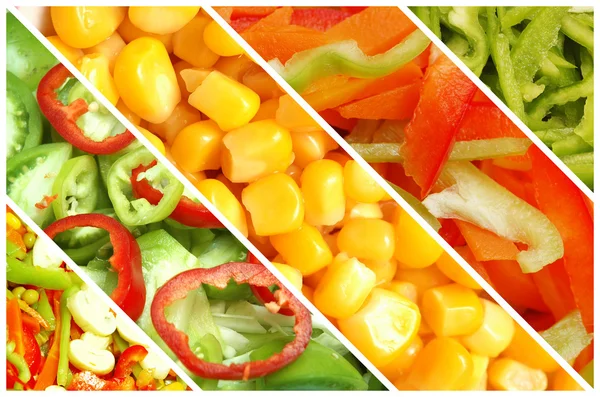 Set of various fruit and vegetables Stock Photo