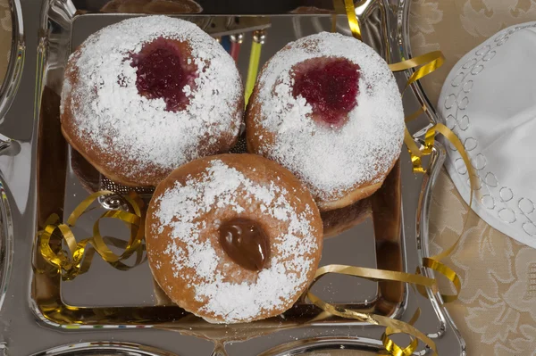 Doughnuts for Hanukkal — Stock Photo, Image