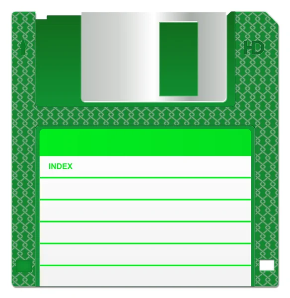 Stock image Green Floppy Disk