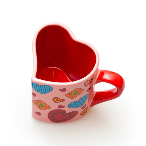 Cup - heart — Stock Photo, Image