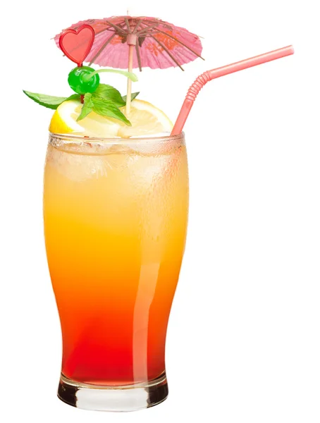 Tequila sunrise Cocktail isolated