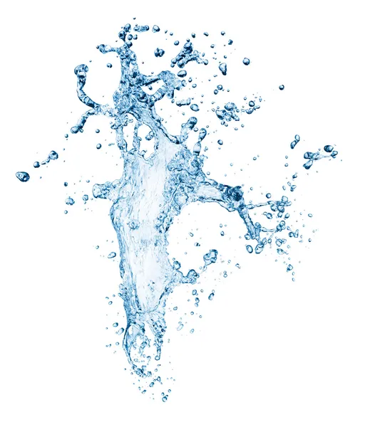 Blue water splash isolated — Stock Photo © Irochka #5441162