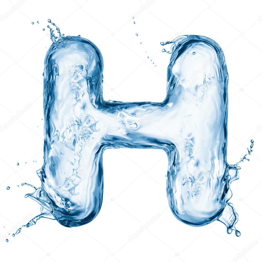 Letter of water alphabet — Stock Photo © Irochka #7543519