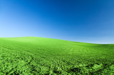 Green Horizont Landscape rock hill clipart