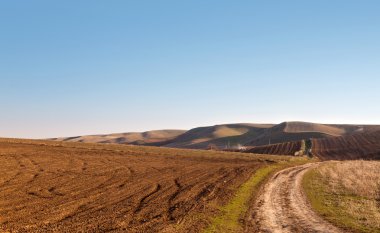 Landscape of the mountain road