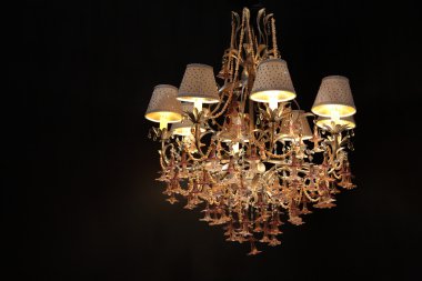 Big luxury chandelier clipart