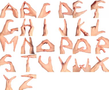 el işaret dili alfabesi