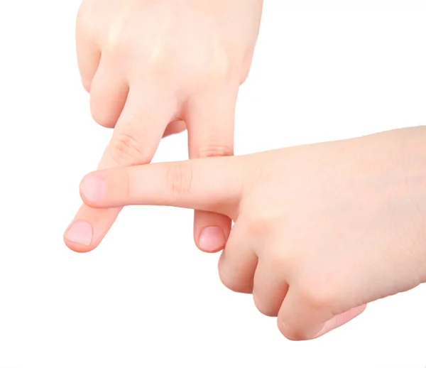 Eller temsil mektup bir alfabesinden — Stok fotoğraf