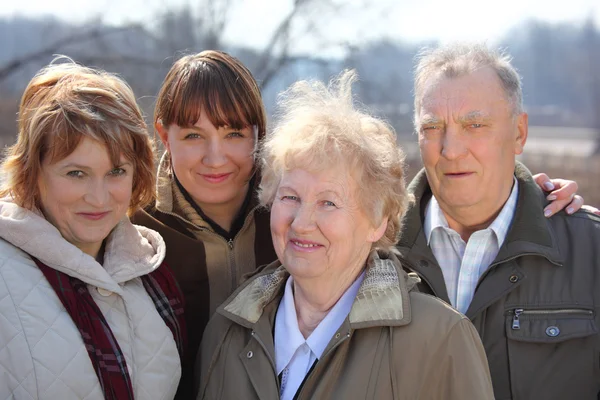 Tre generazioni di una famiglia — Foto Stock