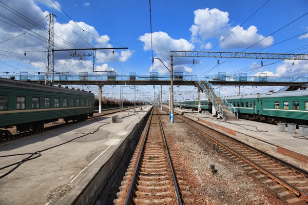 Железнодорожный вокзал — стоковое фото