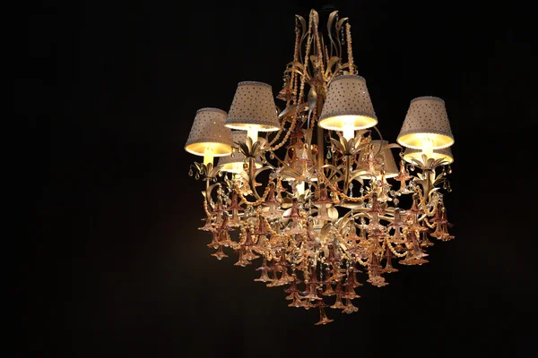 Big luxury chandelier — Stock Photo, Image