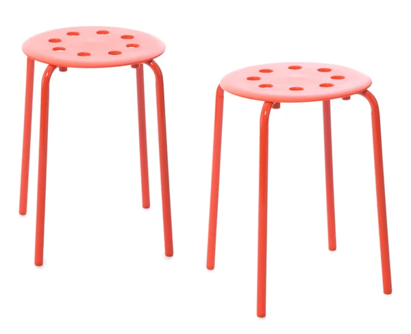 Красный стул — стоковое фото