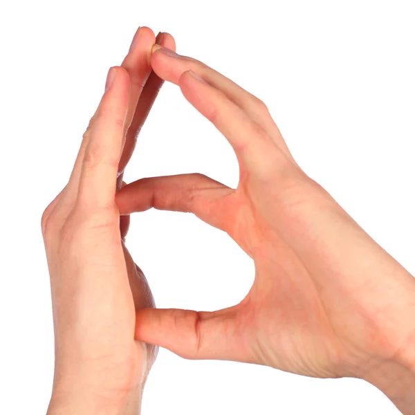 Alfabeto del lenguaje de señas — Foto de Stock