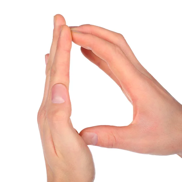 Kézi jelnyelvi ábécé — Stock Fotó