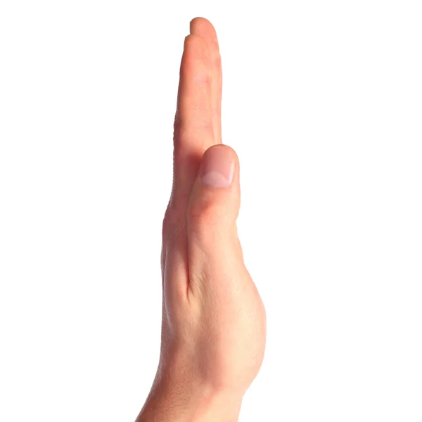 Alfabeto della lingua dei segni della mano — Foto Stock
